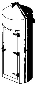 Telephone Shelters -- Concrete, HO, Alexander Scale 3115