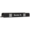 Girder Bridge - E-Z Track(R) - Assembled -- Santa Fe (black) - 10-1/2′ 26.7cm Long, HO, Bachmann Industries 44601
