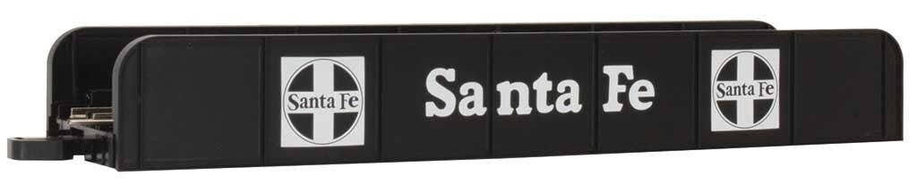Girder Bridge - E-Z Track(R) - Assembled -- Santa Fe (black) - 10-1/2′ 26.7cm Long, HO, Bachmann Industries 44601