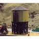 Wood Water Tanks -- pkg(2), N, Tichy Train Group 26002