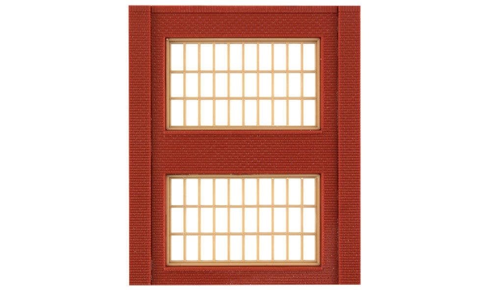 Modular Building System(TM) -- Two-Story Wall Sections w/2 Steel Sash Windows - Kit, HO, Design Preservation Models 30174