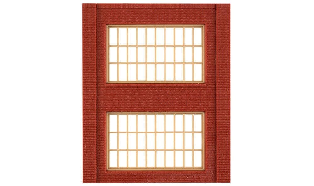 Modular Building System(TM) -- Two-Story Wall Sections w/2 Steel Sash Windows - Kit, HO, Design Preservation Models 30174