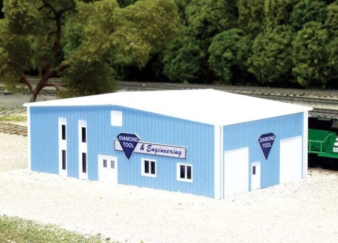 Diamond Tool & Engineering Building -- 60` x 40` (blue), N, Pikestuff 8011
