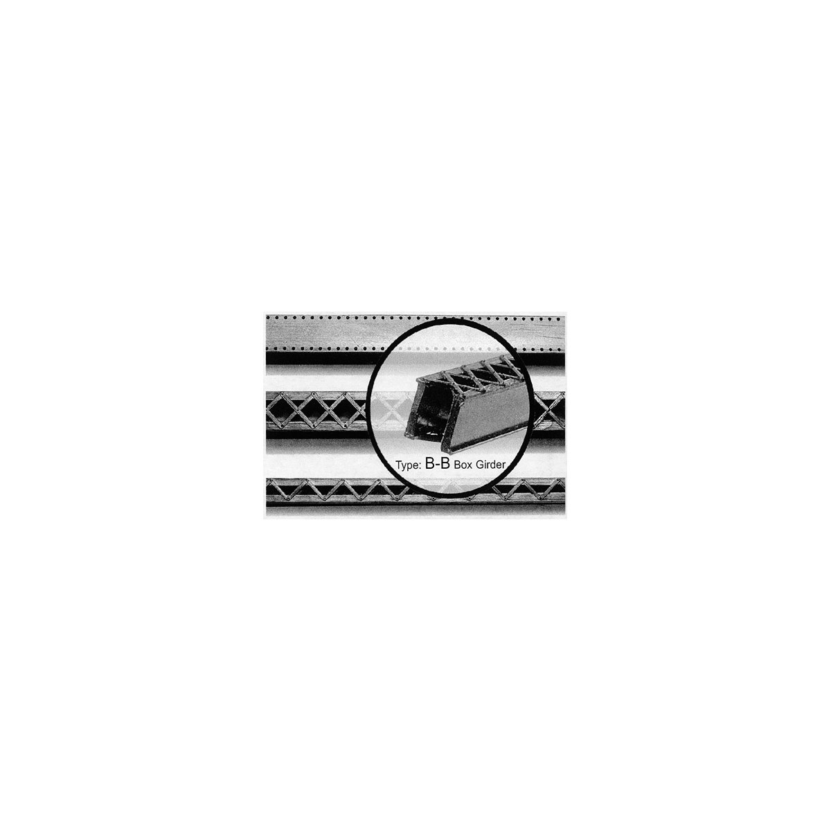 Heavy Duty Laced Bridge Girders -- Kit - 5-7/8′ 14.9cm Long pkg(5), HO, Central Valley 19005