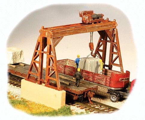 Overhead Gantry Crane -- Kit - 2-3/4 x 1-1/2 x 2-1/4′ 6.9 x 3.8 x 5.7cm, N, Monroe Models 9301