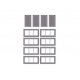 Doors & Windows Detail Pack - Wills -- Fits Concrete Industrial/Retail Building Made Using 552-SSM300, HO, Peco SSM314