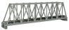 Single-Truss Bridge - 248mm 9-3/4′ -- Gray, N, Kato USA Inc 20432