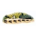 Railroad Loading Dock pkg(2) -- Kit - 3-1/2 x 3/4 x 3/8′ 8.9 x 1.9 x 1.3cm, N, Monroe Models 9203
