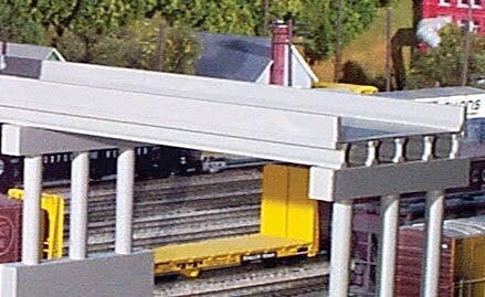 Modern Highway Overpass -- Scale 50′ 15.2m, HO, Rix Products 111