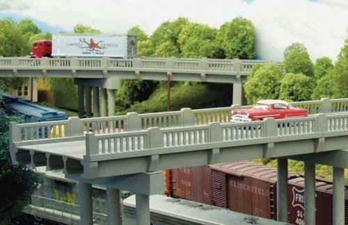 1930s Highway Overpass -- 50′ Deck Only, N, Rix Products 151