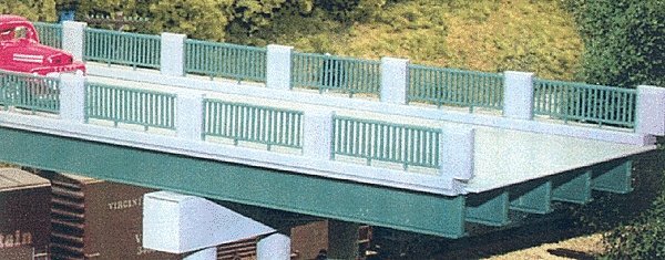 Steel Overpass I-Beams pkg(10) -- 50′, HO, Rix Products 125