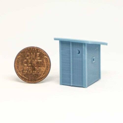 WPA-Style Outhouse, HO, All Scale Miniatures 871943