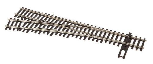 Code 83 Nickel Silver DCC Friendly Number 4 Turnout -- Left Hand, HO, WalthersTrack 83013