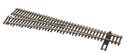 Code 83 Nickel Silver DCC Friendly Number 5 Turnout -- Left Hand, HO, WalthersTrack 83015