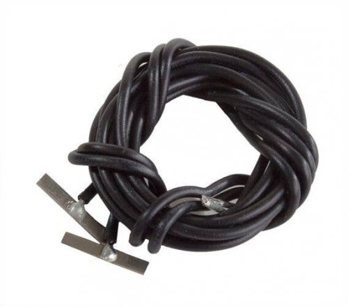 Code 83 or 100 Nickel Silver Terminal Joiners pkg(2) -- Includes Black 22-Gauge Wire, HO, WalthersTrack 83103