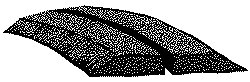 Cork Roadbed - 36 x 1-1/8 x 1/8′ 91.4 x 2.9 x .3cm -- Single Section, N, Midwest Products Co Inc 3019