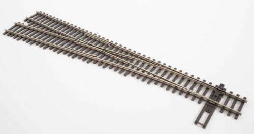 Code 100 Nickel Silver DCC-Friendly 6 Turnout -- Left Hand, HO, WalthersTrack 10017