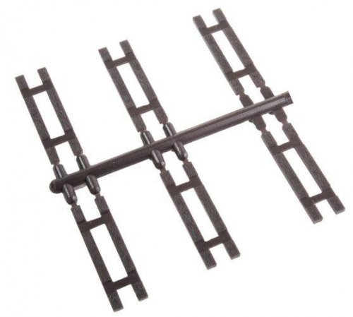 Wood Spacer Ties for Code 83 or Code 100 Track -- 24 Pairs, HO, WalthersTrack 83101
