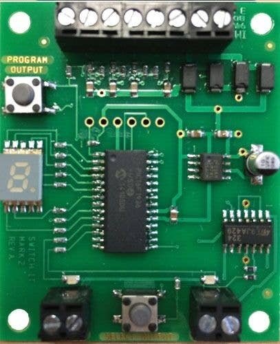Switch-it MK2 -- Controls 2 Tortoise Switch Machines (Jumperless Programming, On-Board Dis, All Scales, NCE Corporation 154