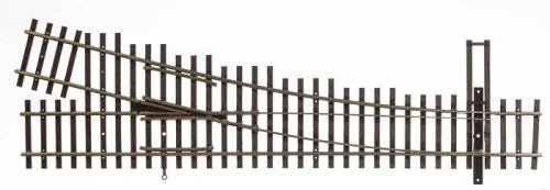 Code 70 Nickel Silver DCC Friendly Number 4 Turnout -- Right Hand, HO, WalthersTrack 70014