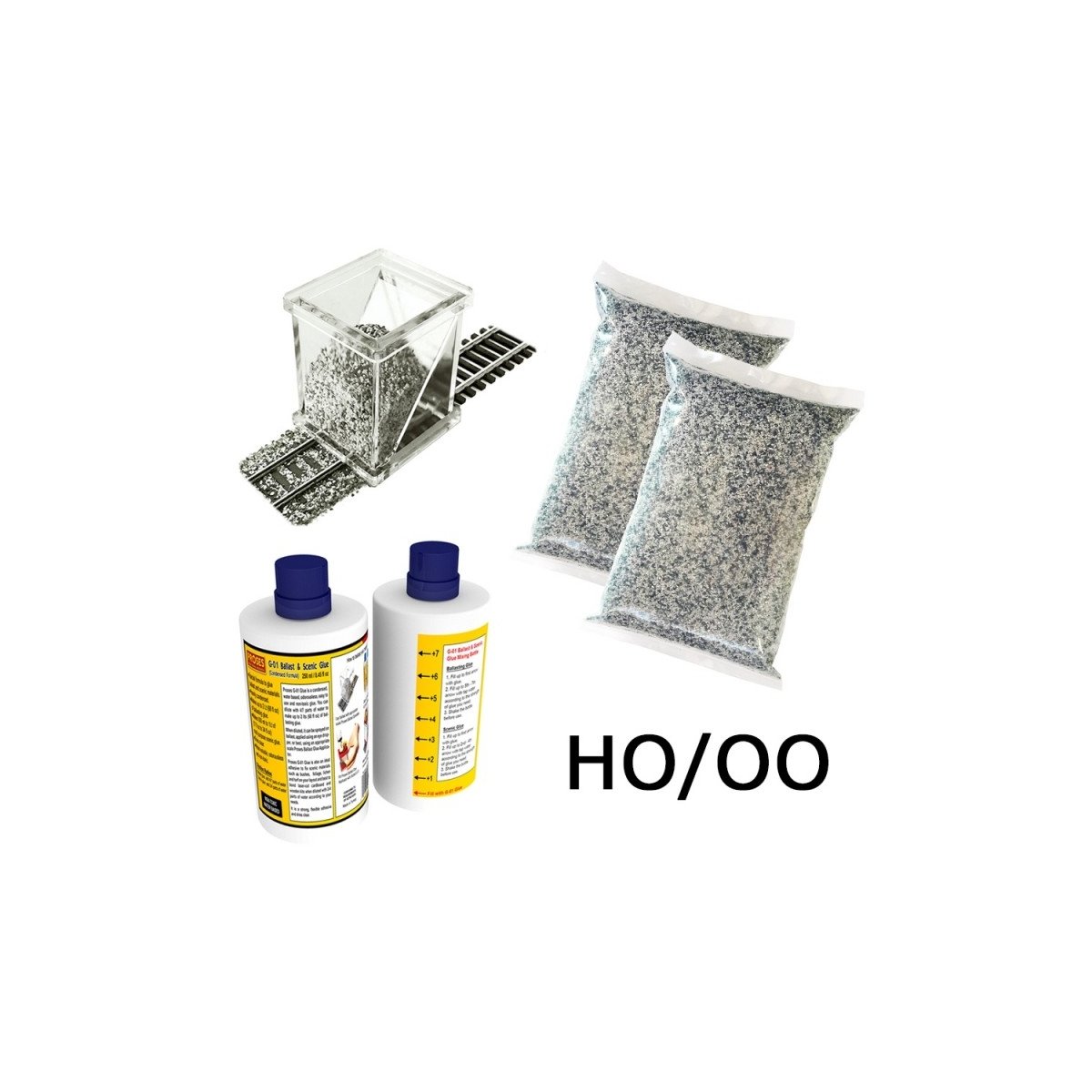 Ballasting Kit Grey Blend - HO-OO - Proses BALKIT-02