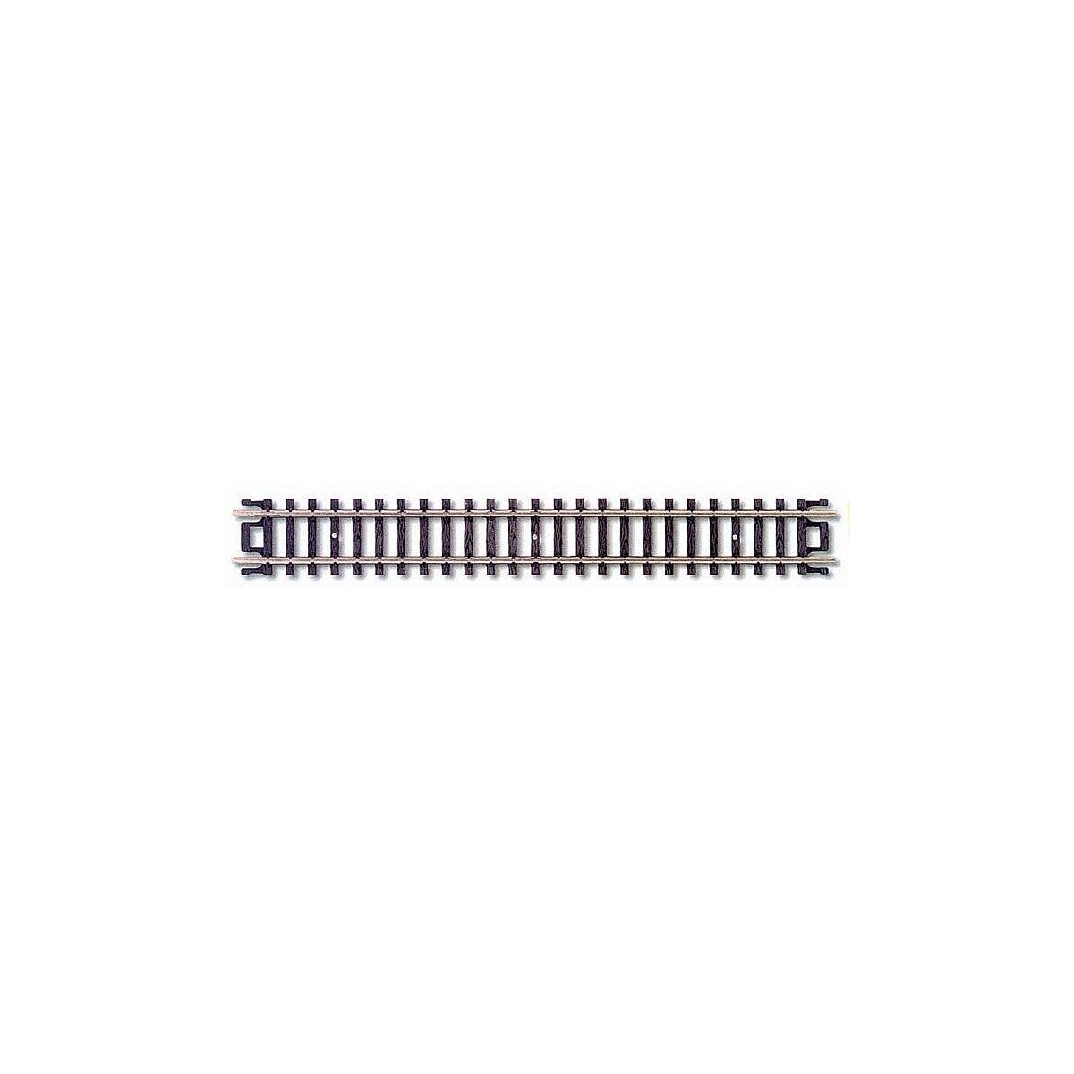 5′ Straight Snap-Track(R) -- Black Ties pkg(6), N, Atlas Model Railroad Co. 2501