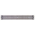 5′ Straight Snap-Track(R) -- Black Ties pkg(6), N, Atlas Model Railroad Co. 2501