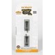 Hayes Bumper - E-Z Track(R) -- Nickel-Silver Rail & Gray Roadbed pkg(2), N, Bachmann Industries 44891