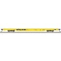 68′ Flatcar - Ready to Run -- TTX TTMX 81119 (yellow, black), HO, Trainman 20007975