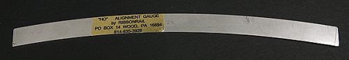 10` Track Alignment Gauges - Curved -- 24` Radius, HO, Ribbonrail 1024