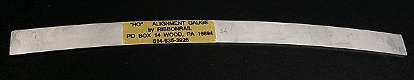 10` Track Alignment Gauges - Curved -- 34` Radius, HO, Ribbonrail 1034