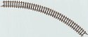 Curve Track -- 7-11/16′ 19.5cm Radius, 45-Degree, Z, Marklin, Inc 8520
