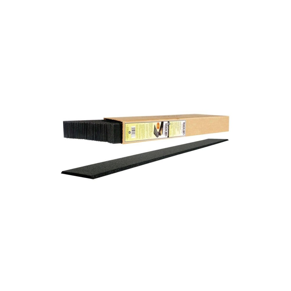 Track-Bed Roadbed Material -- 3/16` x 2` 5mm x .6m pkg(36), O, Woodland Scenics 1463