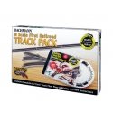 First Railroad Track Pack - E-Z Track(R) -- Nickel Silver Rail & Gray Roadbed, N, Bachmann Industries 44896