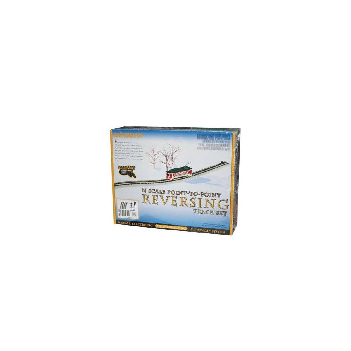 Auto-Reversing System - E-Z Track(R) -- Nickel Silver Rail & Gray Roadbed, N, Bachmann Industries 44847