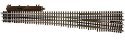 21st Century Track System(TM) Nickel Silver Rail w/Brown Ties - 3-Rail -- 7.5 High-Speed Switch - Right-Ha, O, Atlas O 6022