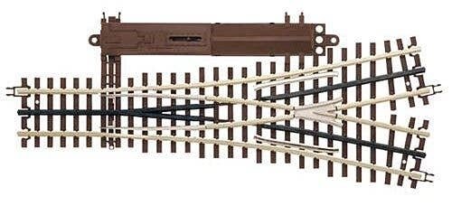 21st Century Track System(TM) Nickel Silver Rail w/Brown Ties - 3-Rail -- O72 Wye Remote Custom Supreme Sw, O, Atlas O 6074