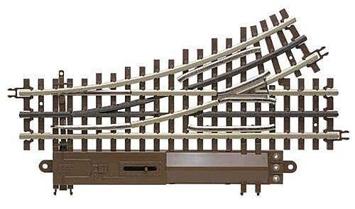 21st Century Track System(TM) Nickel Silver Rail w/Brown Ties - 3-Rail -- O36 Left Hand Remote Custom Supr, O, Atlas O 6075