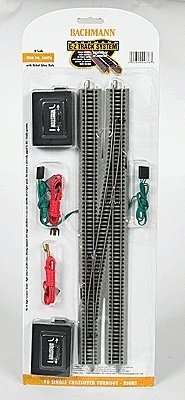E-Z Track(R) 6 Single Crossover -- Right Hand, N, Bachmann Industries 44876