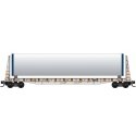 61` 8` Bulkhead Flatcar w/Wind Turbine Components Load - Ready to Run -- Transportation Technology Services PEYX 35490 (For BNSF