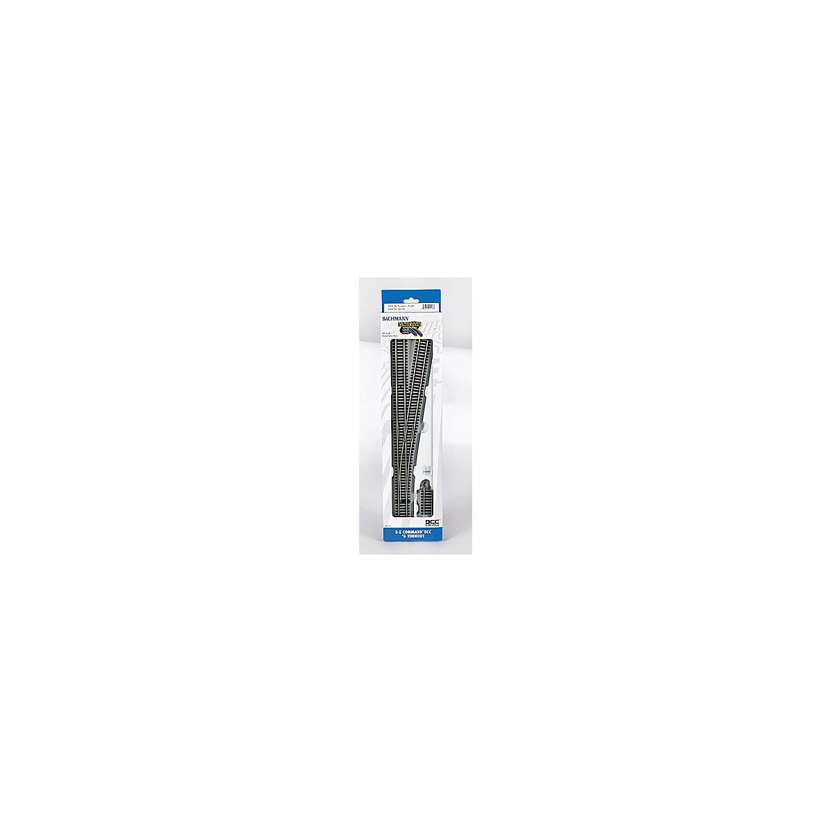Decoder-Equipped Nickel-Silver Turnout - E-Z Track(R) -- 6 Right Hand, HO, Bachmann Industries 44136
