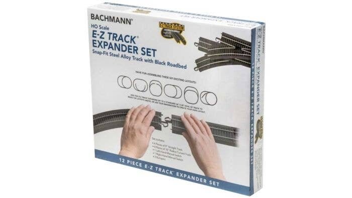 Expander Set - E-Z Track(R) -- Steel Rail & Black Roadbed, HO, Bachmann Industries 44494