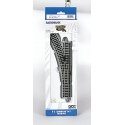 Decoder-Equipped Nickel Silver E-Z Track(R) Turnout -- Left-Hand, HO, Bachmann Industries 44130