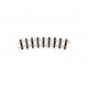 OO-9/HOe Curved Track - Setrack -- 1 9′ 22.8cm Radius, 22.5 Degree Sections pkg(8), HOn30, Peco ST403