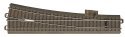 C-Track - Curved - Wide-Radius Turnout - Right - 12.1 Degrees -- Radius: 9-5/16′ 236mm, HO, Trix 62712