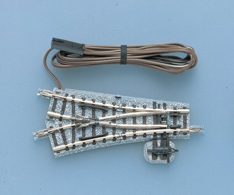 Remote Turnout (Points) N-PY280-15 - Fine Track -- Wye 5-1/2′ 140mm Radius, 30 Degree Diverging Rou, N, TomyTec Co LTD 1240