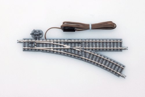 Remote Turnout (Points) N-PR280-30 - Fine Track -- Right Hand w/11′ 280mm Radius, 30 Degree Divergi, N, TomyTec Co LTD 1273