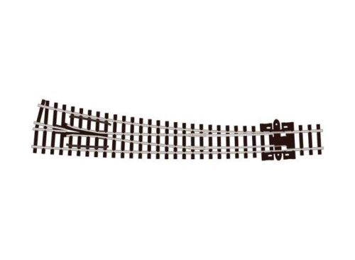 Code 80 Right-Hand Curved Turnout (36/18′ Radius) -- Insulfrog, N, Peco SL386