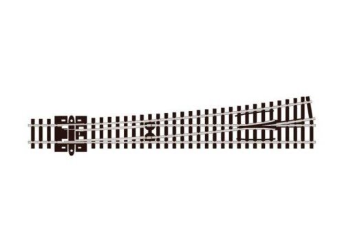 Turnout 8 Code 80, Long, 36′ Radius Diverging Route -- Left Hand, Insulfrog, N, Peco SL389