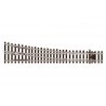 Code 55 Medium-Radius Turnout with Wood Ties - Unifrog -- Right Hand, TT, Peco SLU1295